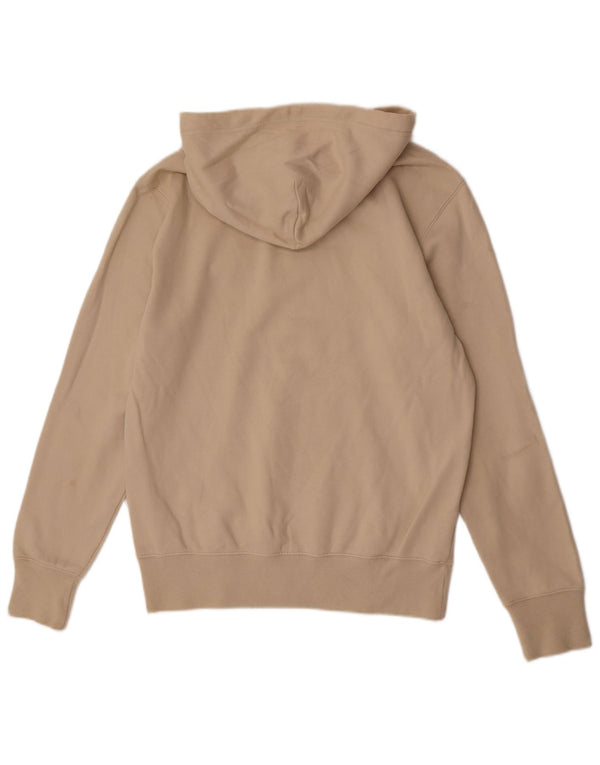 Champion Herre Grafisk Regular Fit Hoodie Jumper Medium Beige Bomuld