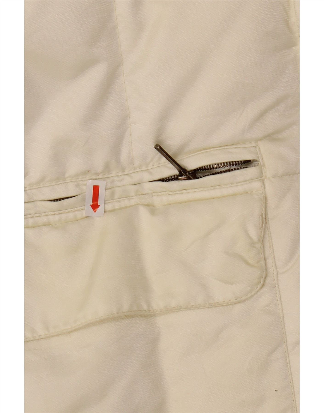 BELFE & BELFE Womens Hooded Padded Jacket IT 42 Medium White