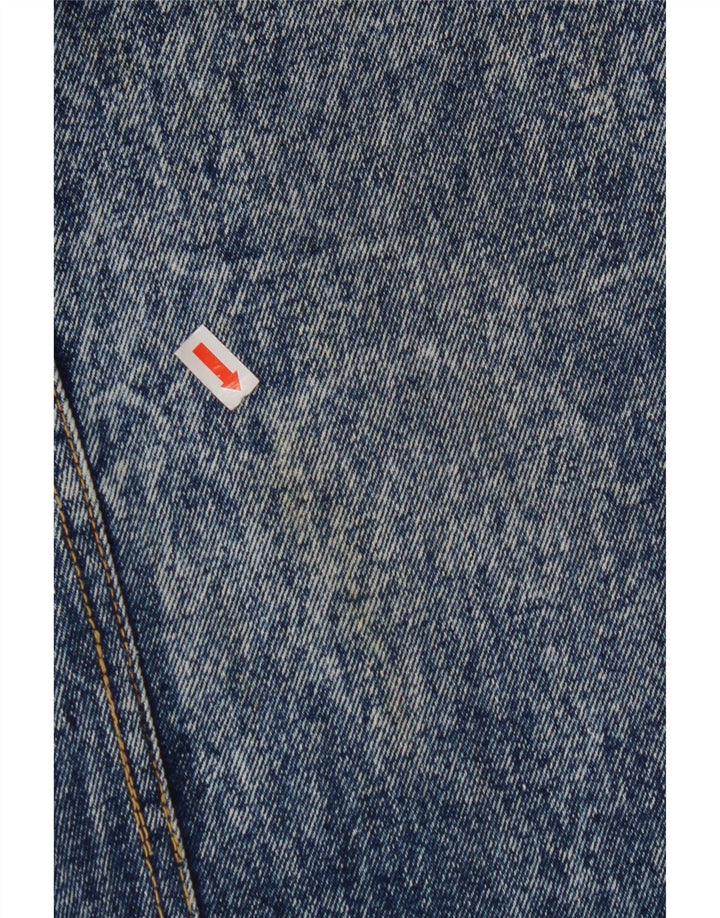 VINTAGE Dame Denim Nederdel W32 Large Blue