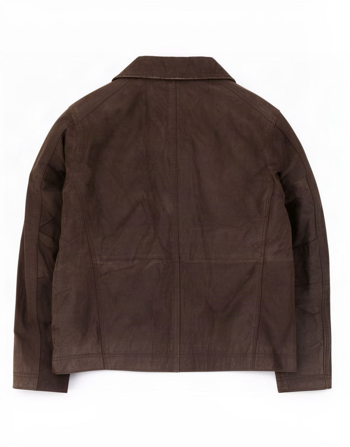 Canda Mens By C&A Læderjakke EU 52 XL Sort