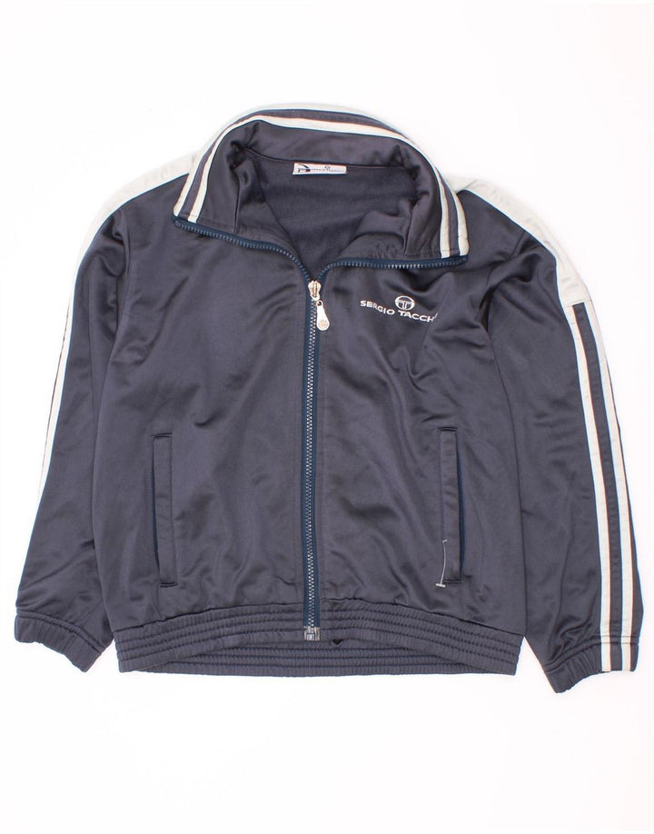Sergio Tacchini Drenge træningsdragt topjakke 11-12 år Medium Navyblå