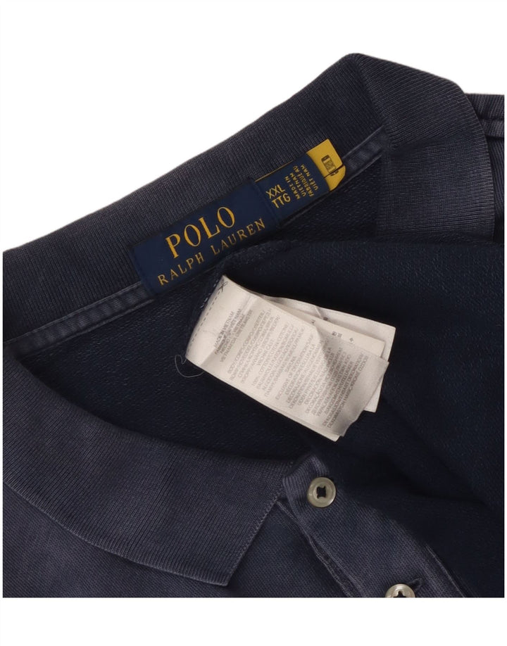 Polo Ralph Lauren Herre poloskjorte 2XL marineblå bomuld