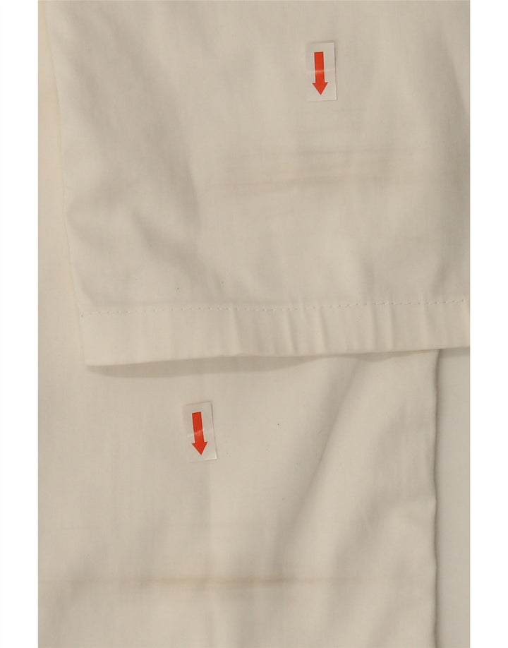 Zara Herre Slim Casual Bukser EU 40 Medium W31 L29 Hvid