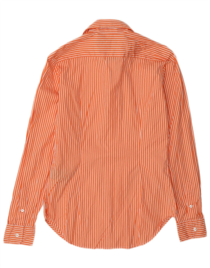 Ralph Lauren Dameskjorte US 4 Lille orange stribet bomuld