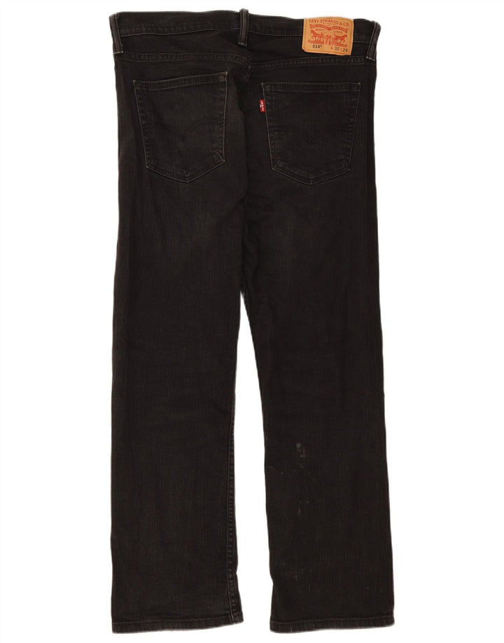 Levi's Herre 514 lige jeans W32 L29 sort bomuld