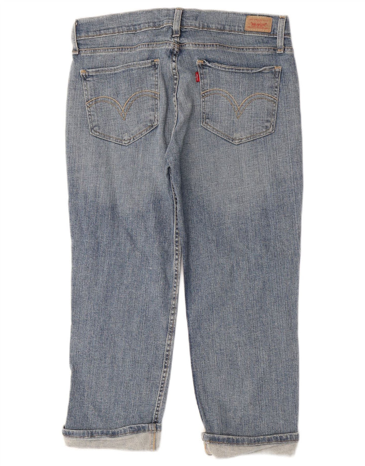 Levi's Dame 524 Super Low Capri Jeans W32 L23 Blå
