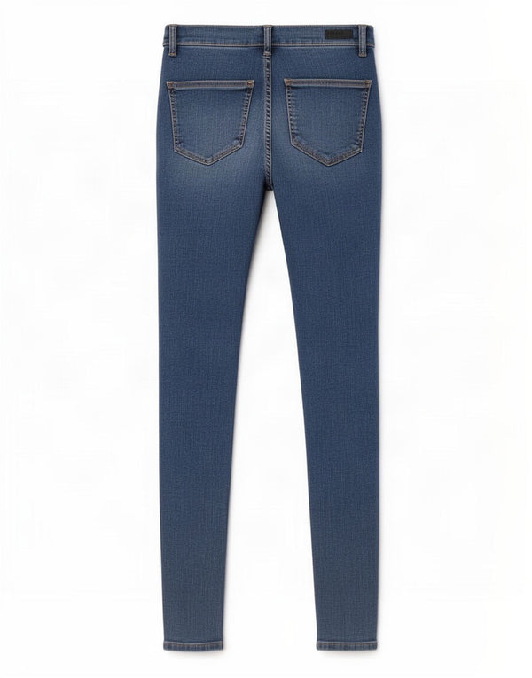 Topshop Dame Joni Skinny Jeans W26 L27 Blå Bomuld
