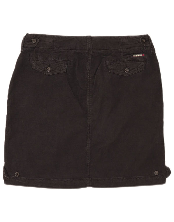 NAPAPIJRI Womens Geographic Corduroy Nederdel IT 44 Medium W32 Sort Bomuld