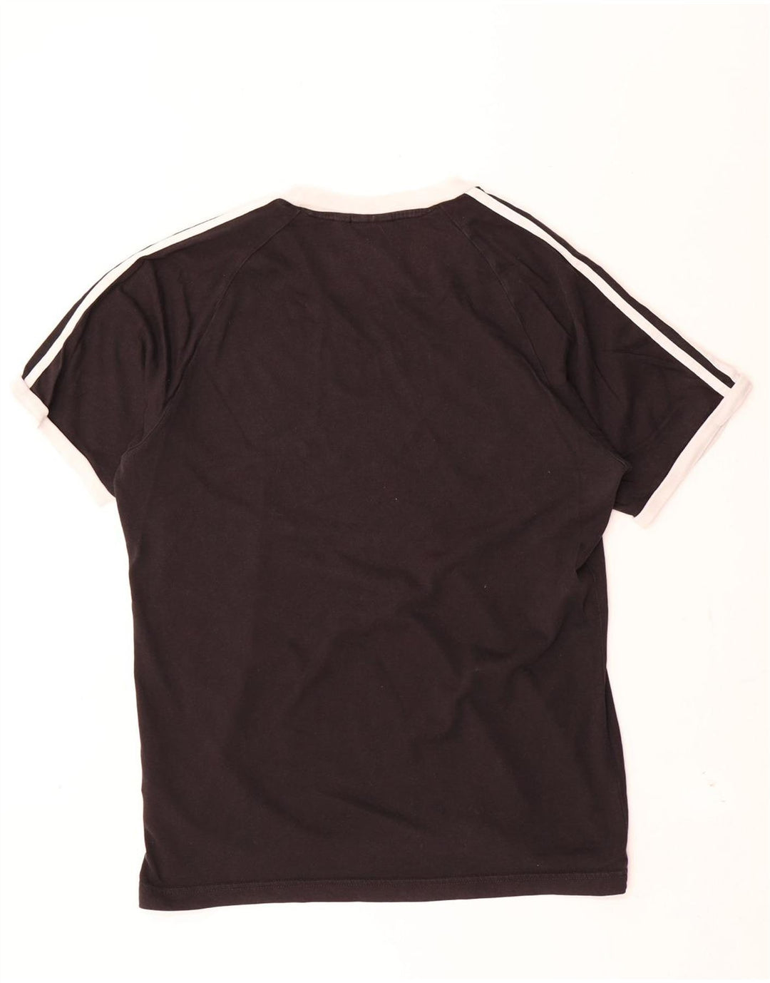 Adidas Herre T-Shirt Top Medium Sort Bomuld