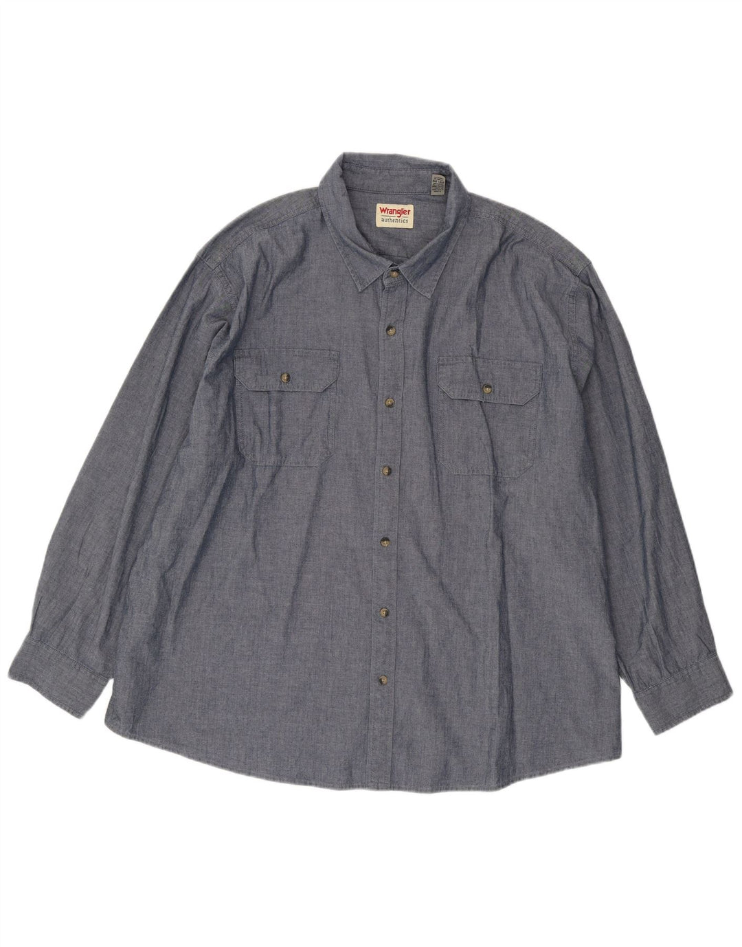 WRANGLER herreskjorte 3XL marineblå bomuld