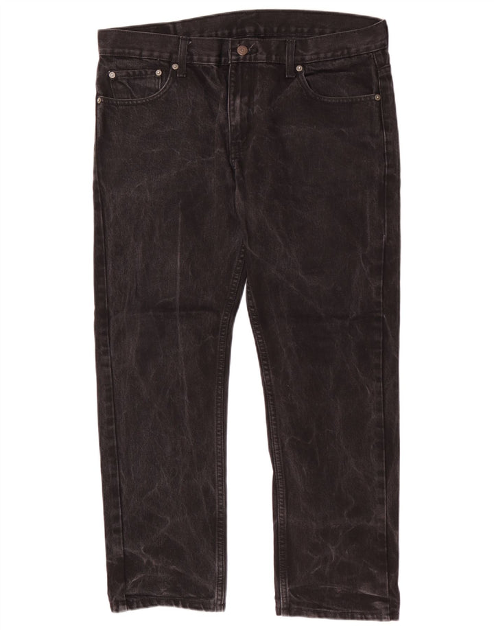 Levi's Herre 511 Slim Tapered Jeans W36 L28 Sort bomuld