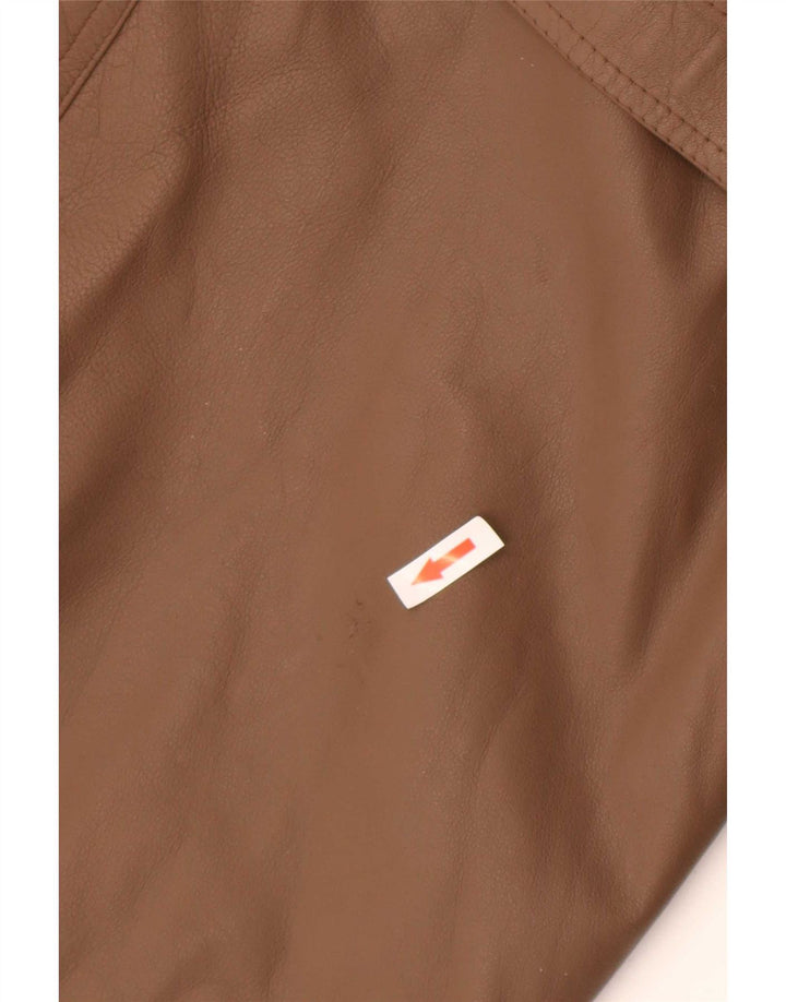 Vintage herre læderfrakke UK 36 Small Brown