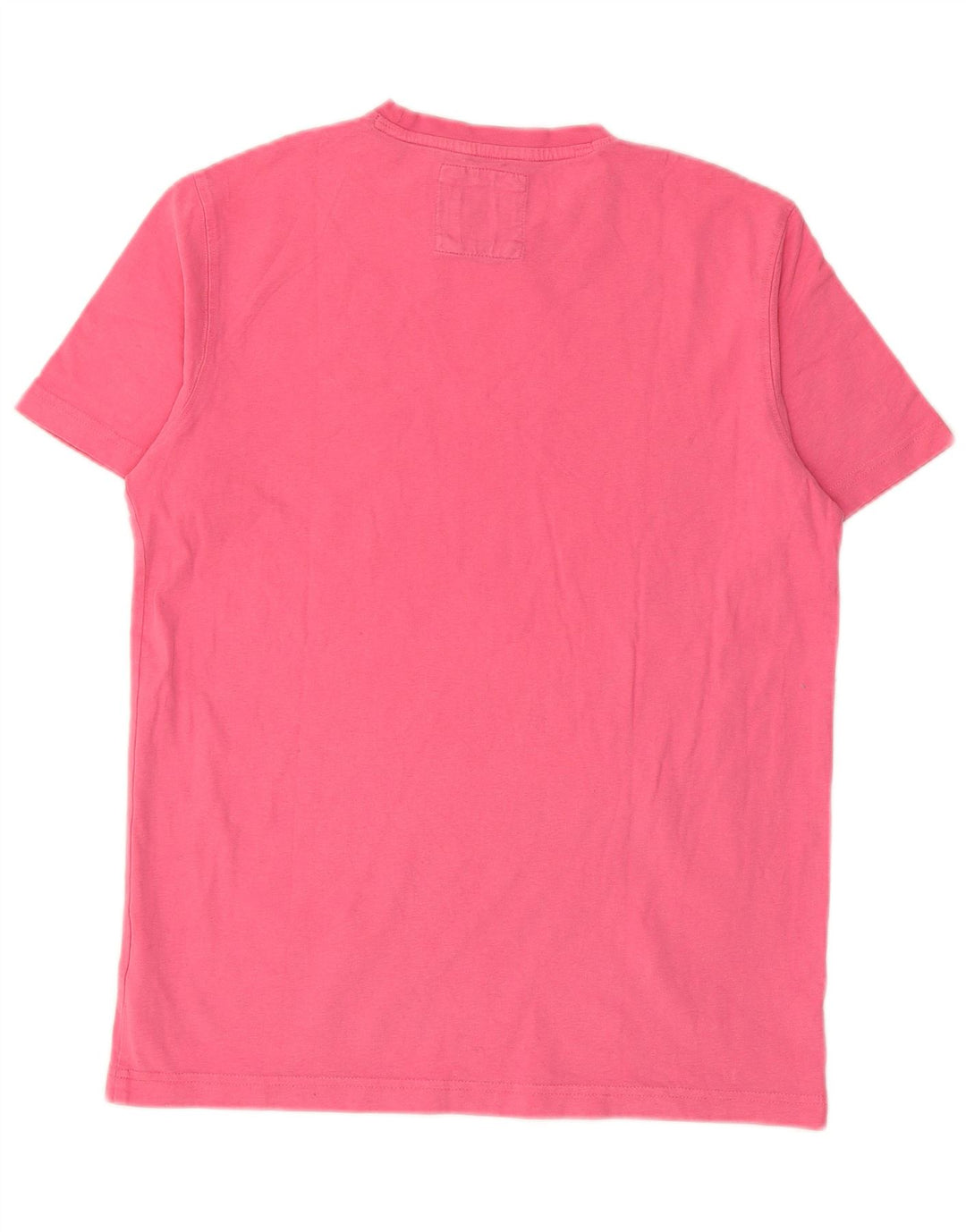 CREW CLOTHING Herre T-Shirt Top Lille Pink Bomuld