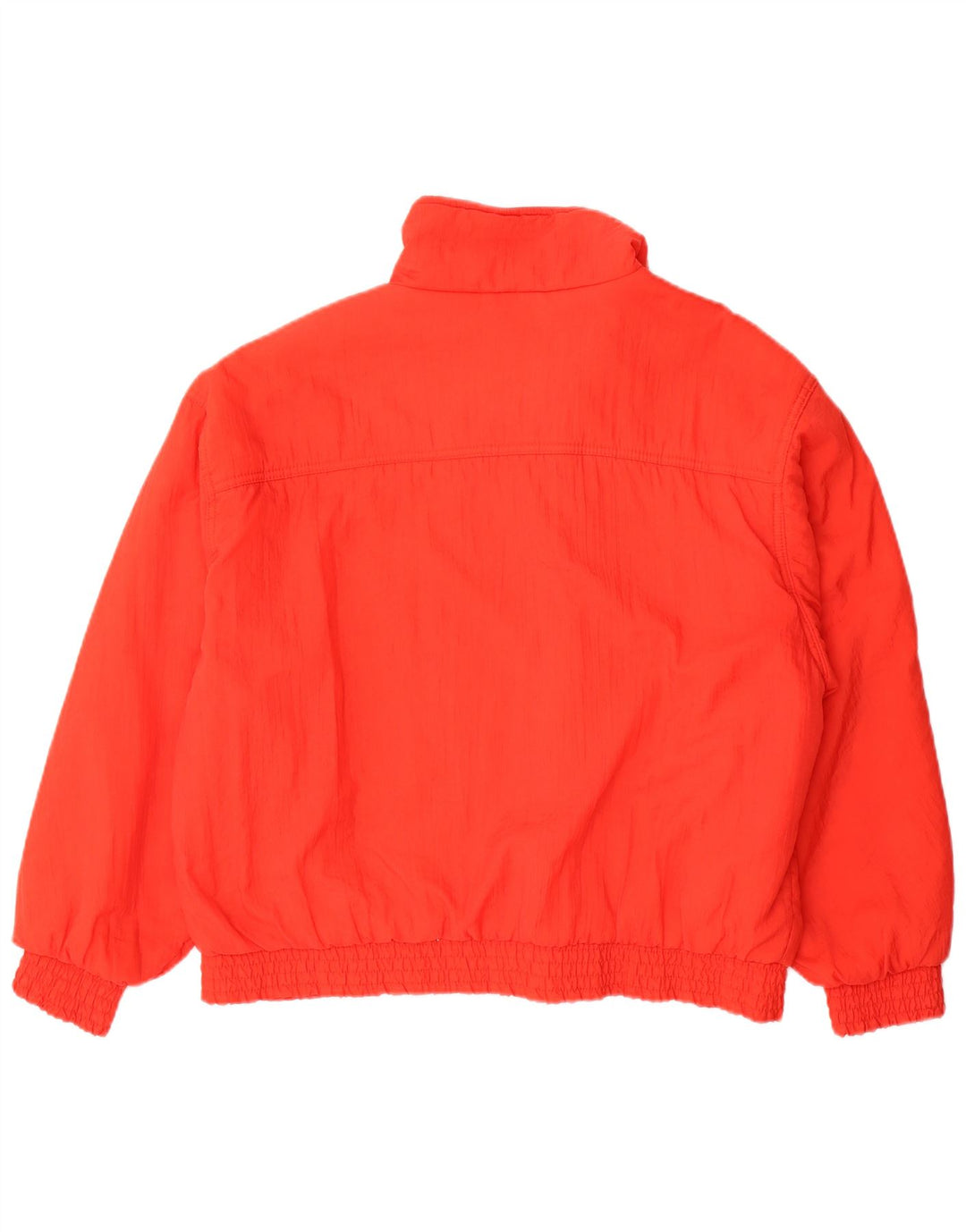 VINTAGE Womens Bomber Jacket UK 20 2XL Red Polyamide