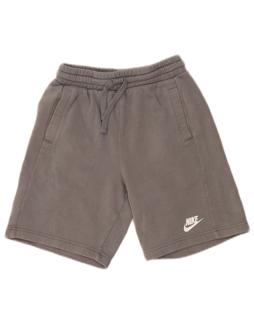 NIKE Sportsshorts til drenge 10-11 år Grå bomuld