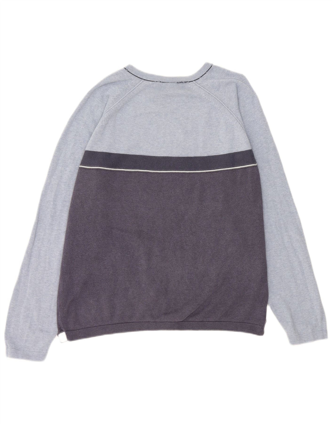 Gap Herre V-hals sweater Medium Blue Colourblock Bomuld