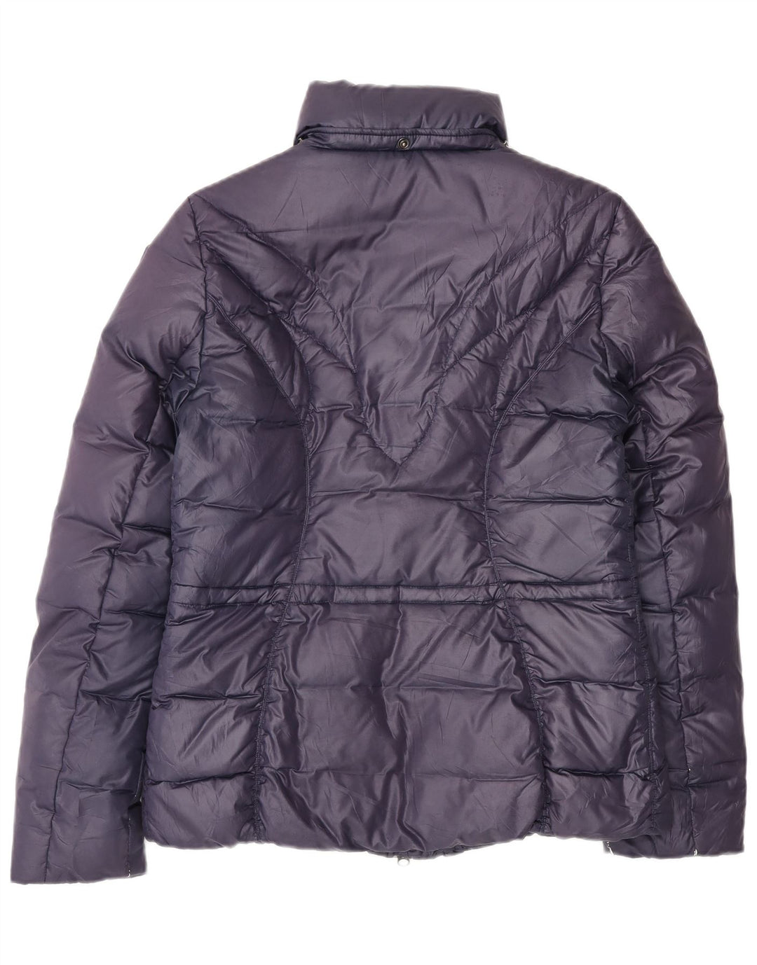 Blauer Polstret Damejakke UK 14 Medium Lilla Polyester