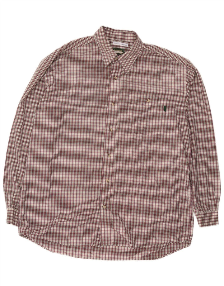 Rohan Herre Flanelskjorte Stor rødternet polyester