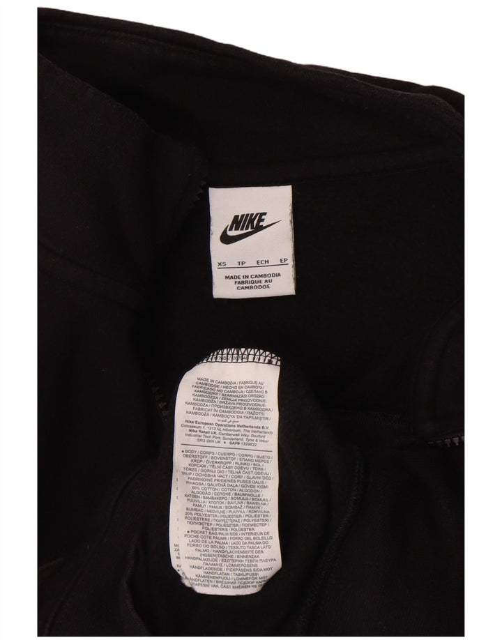 Nike Træningsdragt til mænd Topjakke XS Sort Colourblock Bomuld