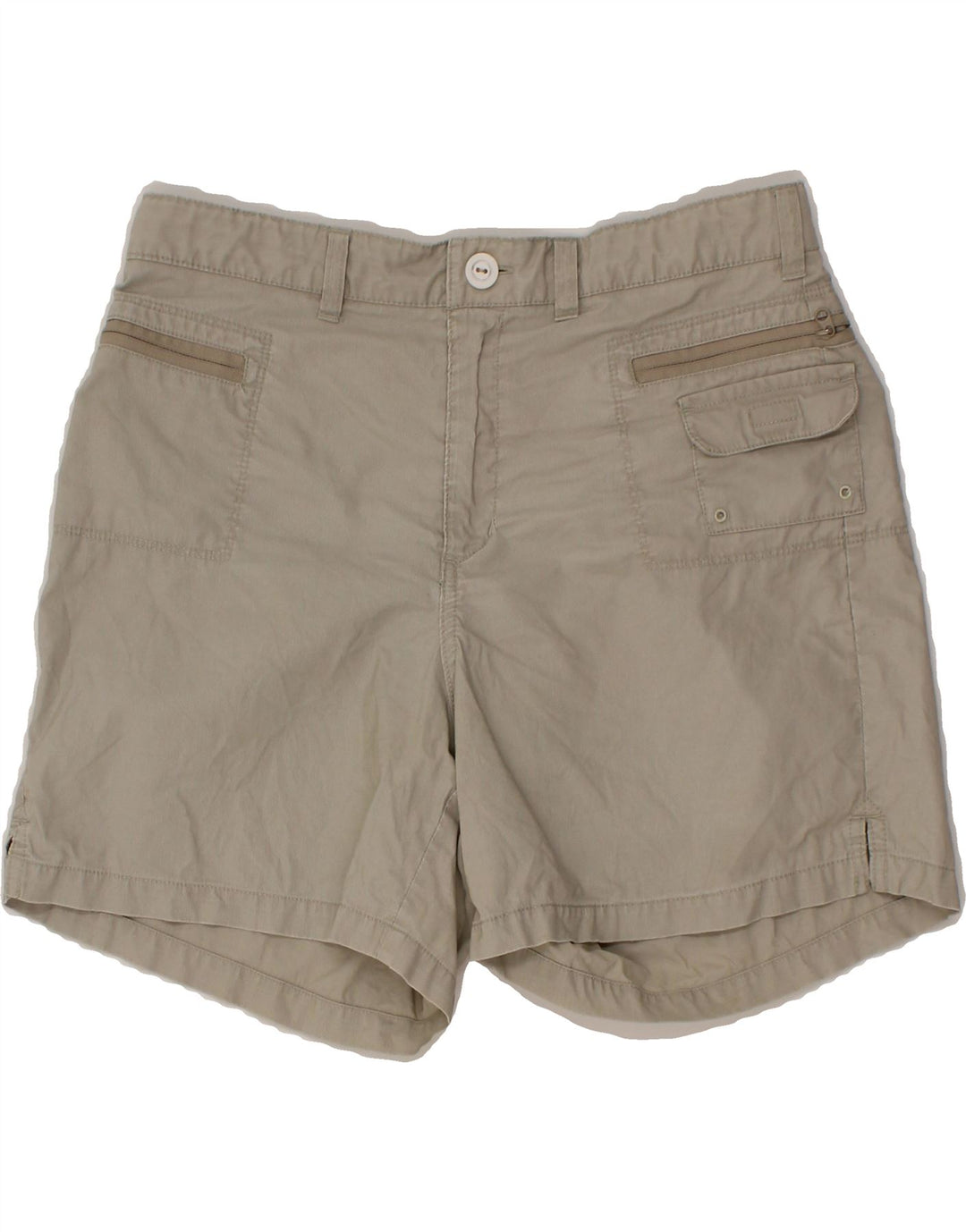 COLUMBIA Womens Casual Shorts US 8 Medium W30  Beige Cotton Vintage Columbia and Second-Hand Columbia from Messina Hembry 