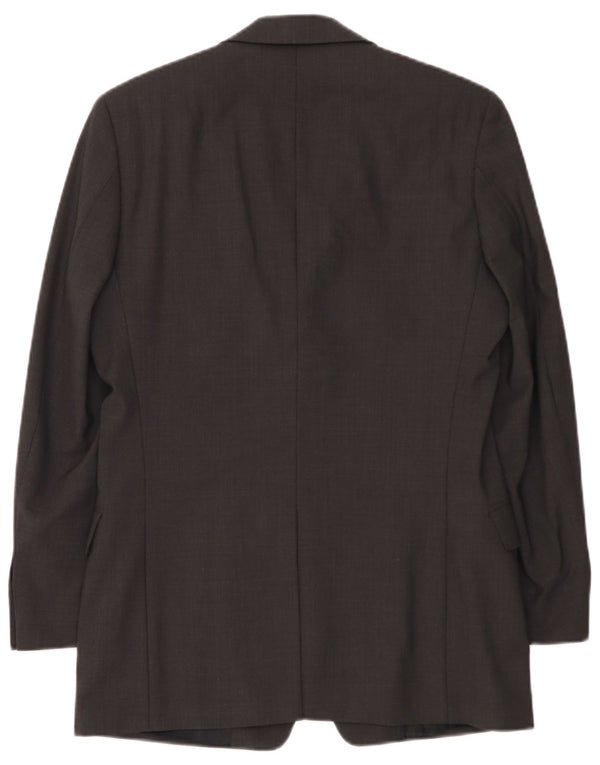 Hugo Boss Herre 3-knaps blazerjakke EU 44 XS Grå Virgin Wool