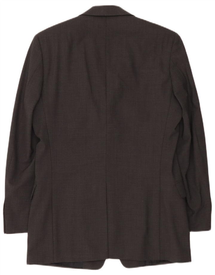 Hugo Boss Herre 3-knaps blazerjakke EU 44 XS Grå Virgin Wool