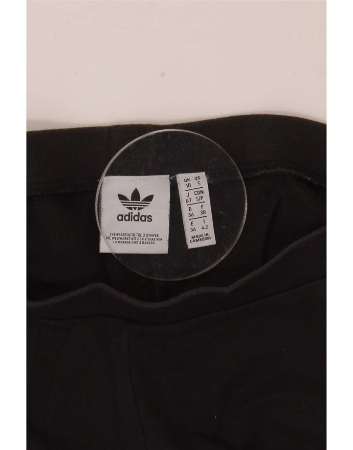 Adidas Womens Leggings UK 10 Small Black
