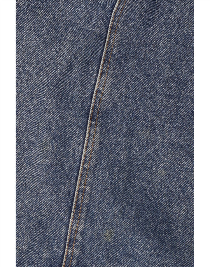 Carrera Midi-denimnederdel til kvinder W30 Medium Blue Bomuld