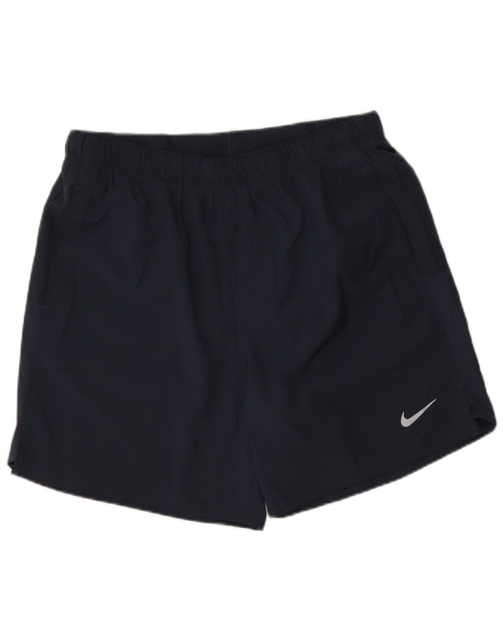 Nike Herre Dri Fit sportsshorts store marineblå polyester