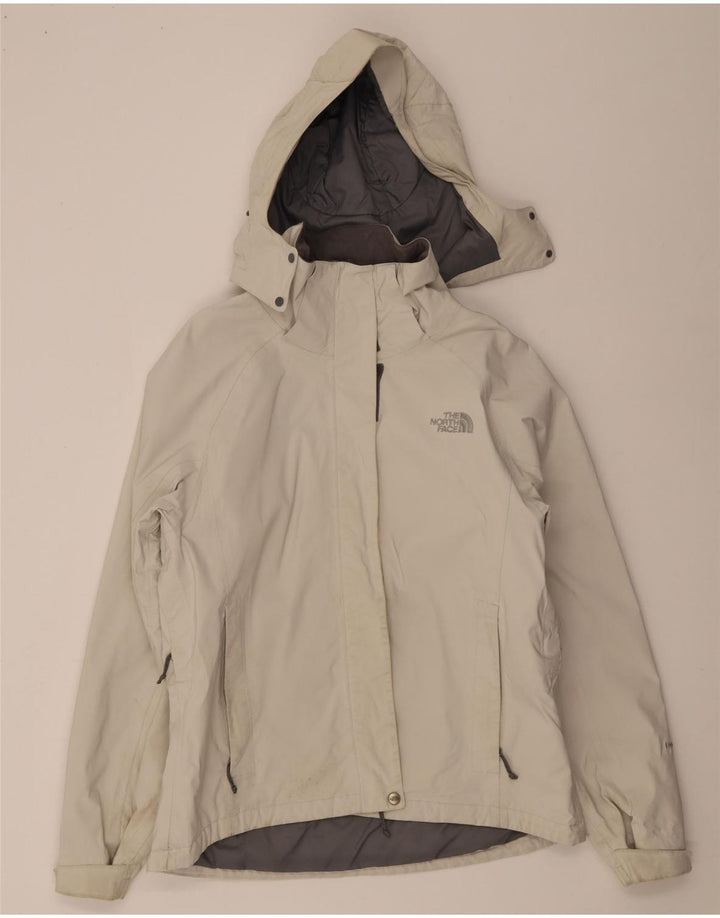 The North Face vindjakkejakke med hætte til kvinder UK 16 Large Off White