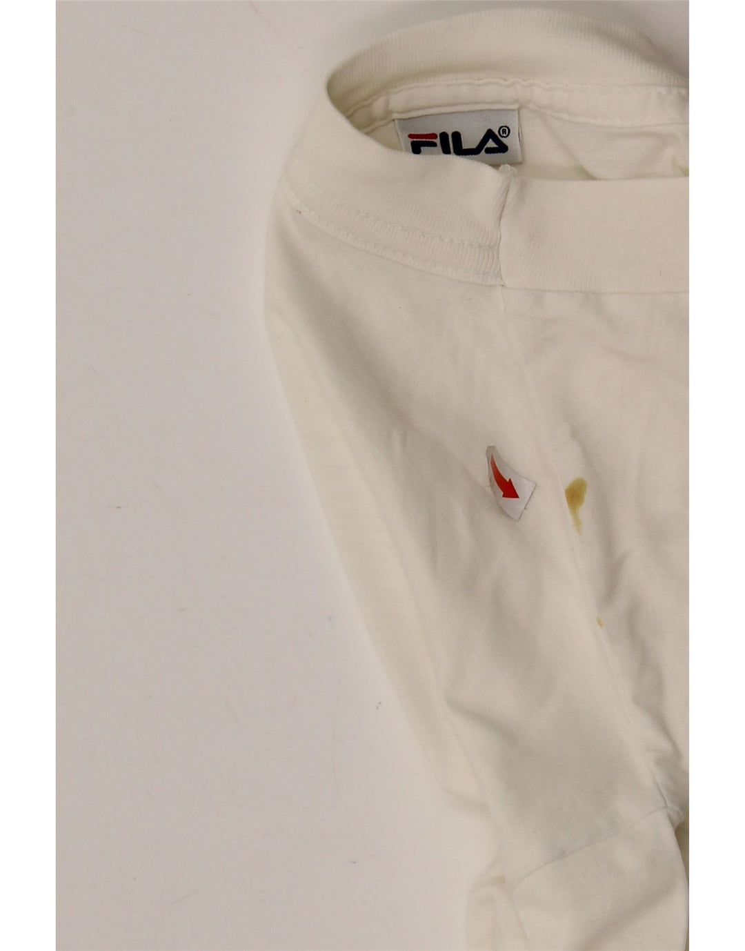 FILA Herre T-Shirt Top Lille Hvid