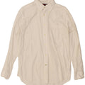 TOMMY HILFIGER Mens Shirt Medium White Cotton Vintage Tommy Hilfiger and Second-Hand Tommy Hilfiger from Messina Hembry 