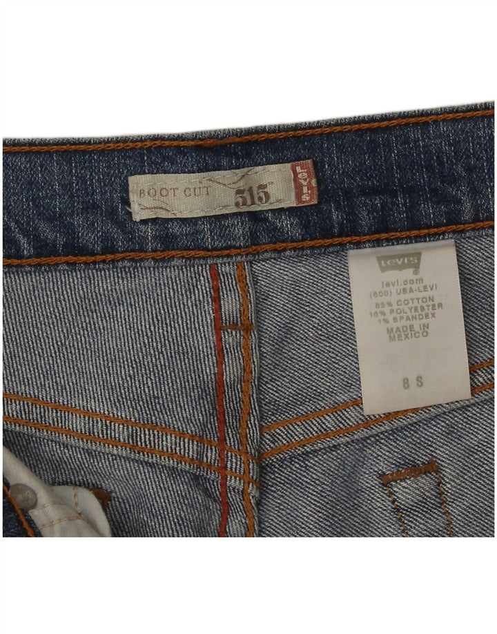 Levi's Dame 515 Bootcut Jeans US 8 Medium W32 L30 Blå Bomuld