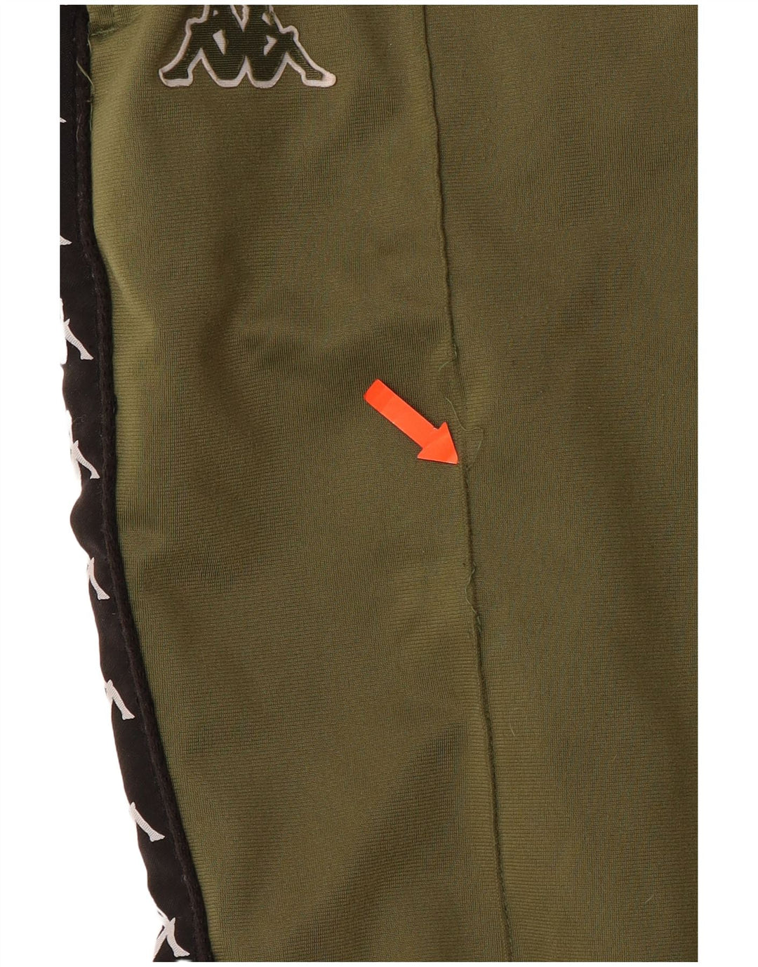 KAPPA Grafisk træningsdragt bukser til mænd Joggers Large Green Colourblock