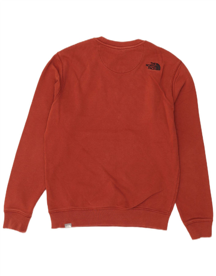 The North Face Herre Grafisk Sweatshirt Jumper Medium Bourgogne Bomuld