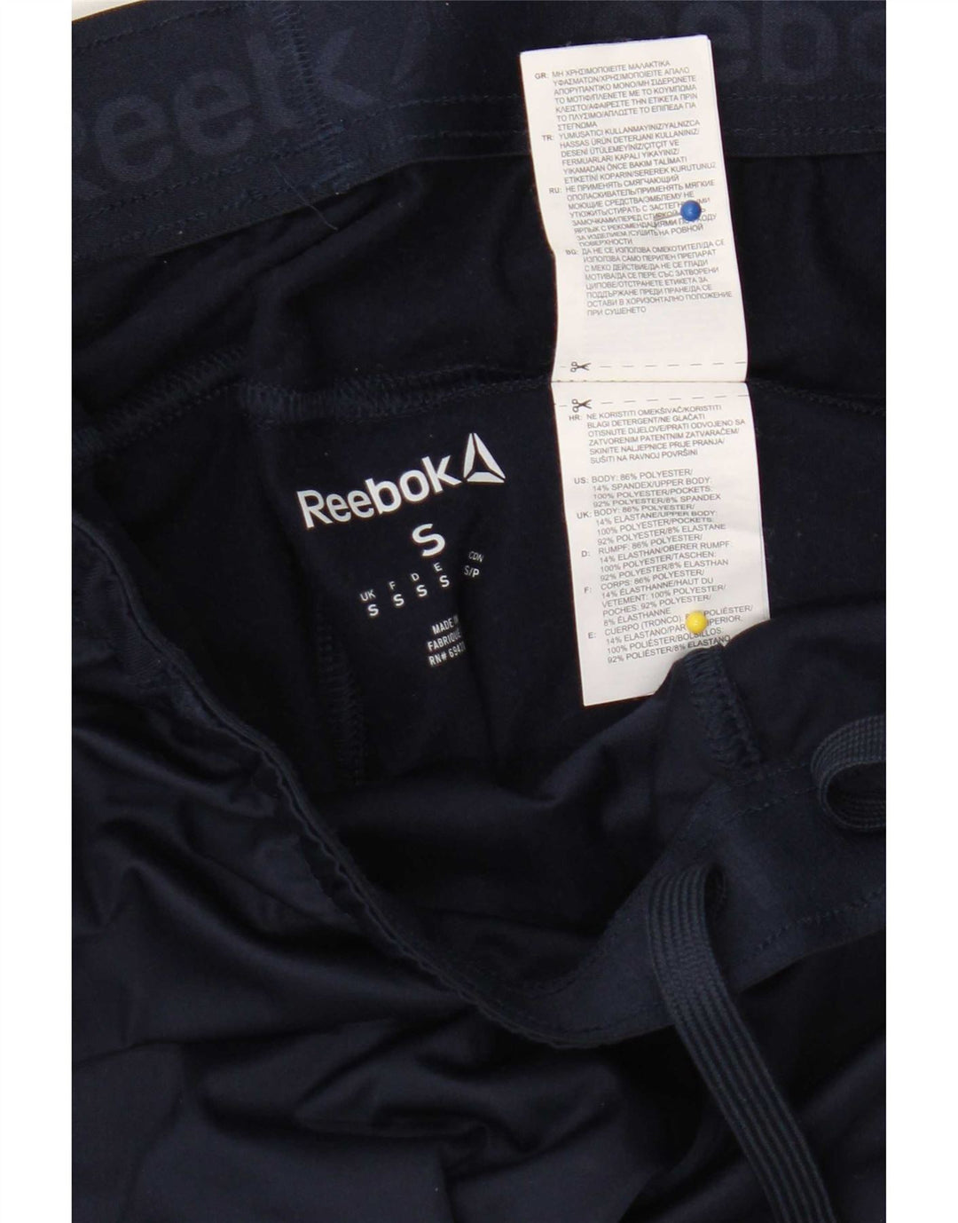 Reebok Træningsdragtsbukser til mænd Små marineblå polyester
