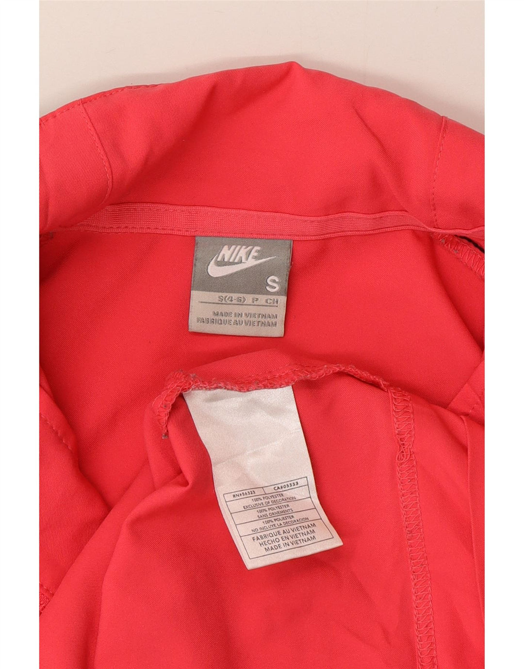 Nike træningsdragt topjakke til kvinder US 4/6 Small Pink Colourblock Polyester
