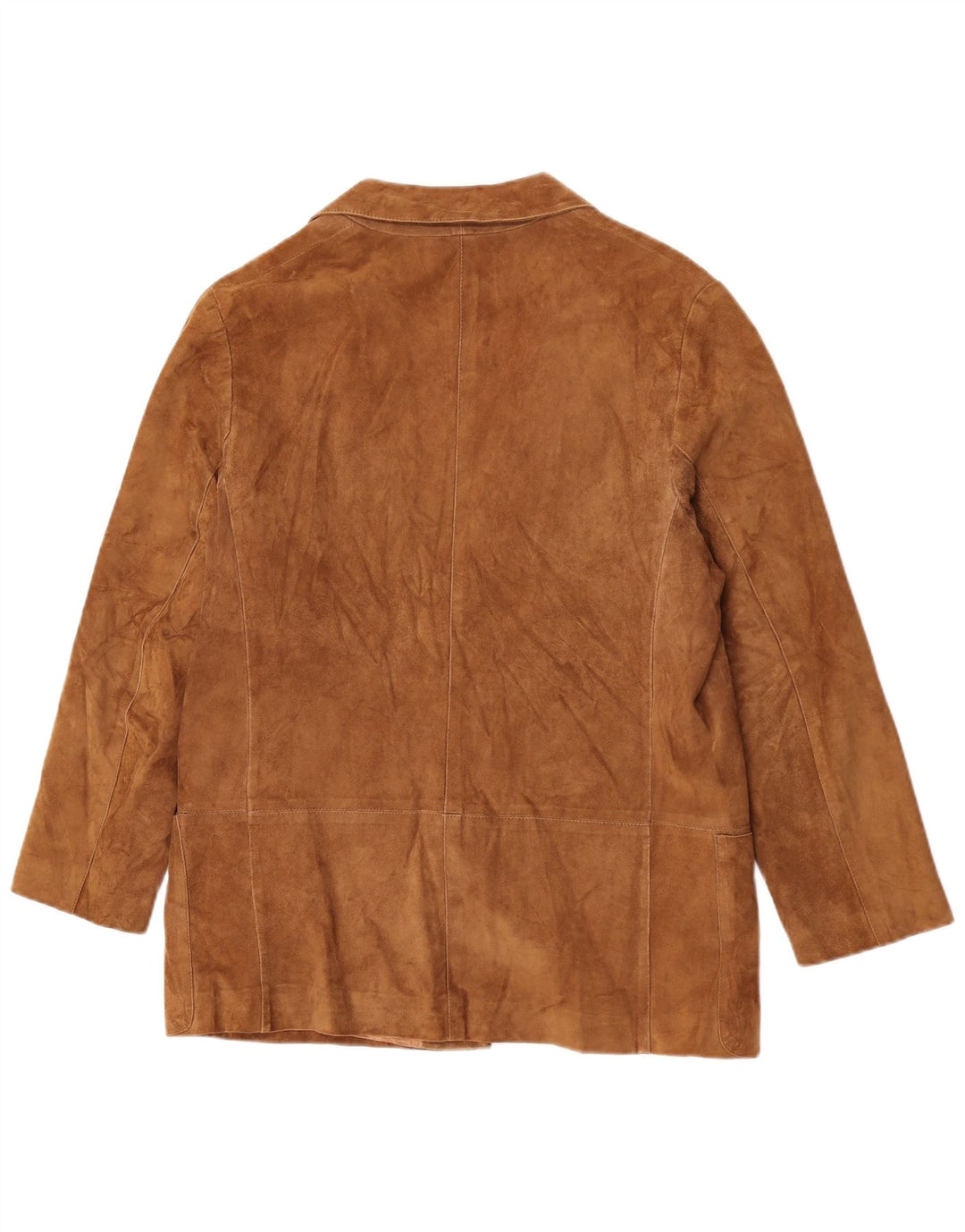 Vintage herre 1 knap ruskind blazerjakke UK 36 Small Brown