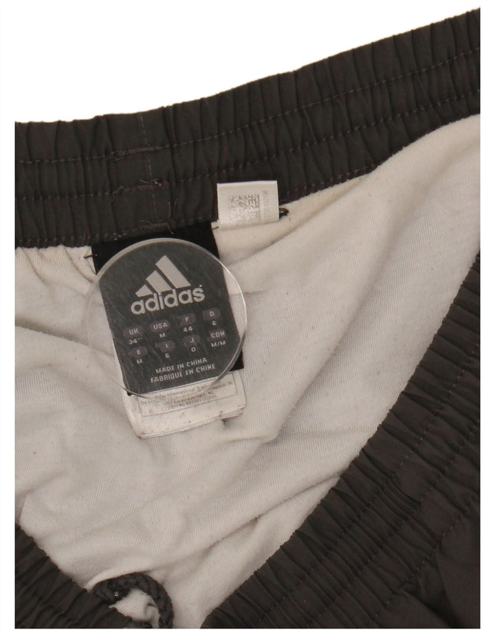 Adidas Herre Climalite Sportshorts Large Grå Colourblock Polyester