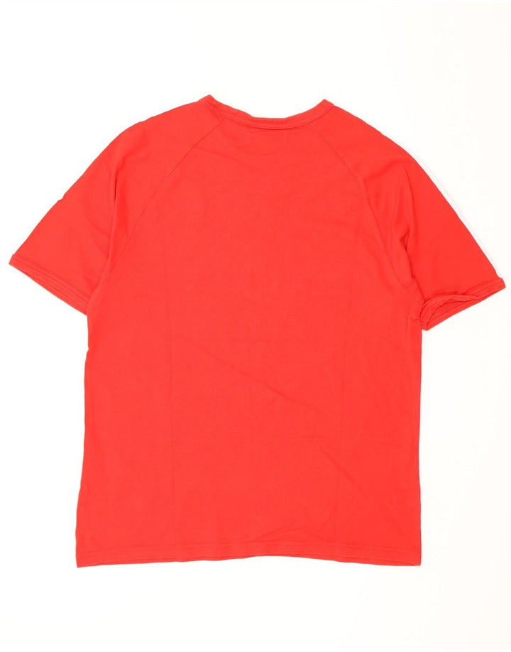 Adidas Herre T-Shirt Top Stor Rød Bomuld