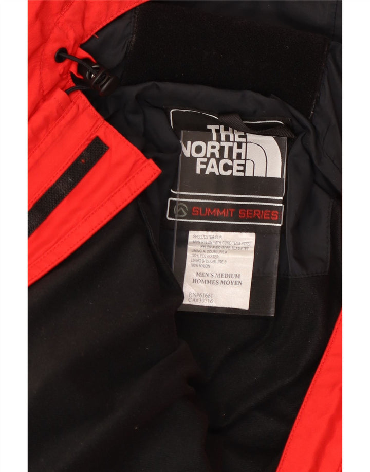 THE NORTH FACE Vindjakke med hætte til mænd UK 38 Medium Rød Colourblock