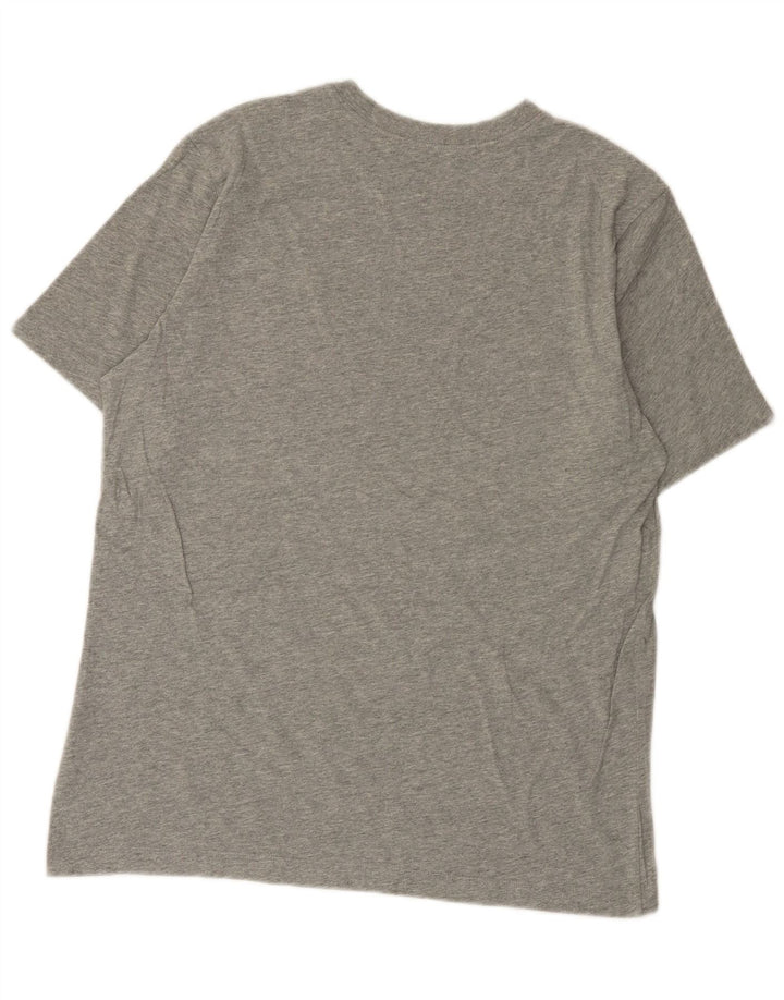 NIKE T-shirt top mellem grå bomuld til mænd