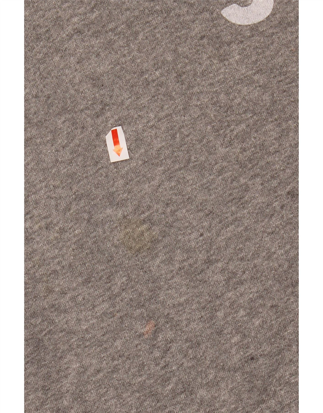 JACK WILLS Grafisk hættetrøje til kvinder UK 14 Stor grå bomuld