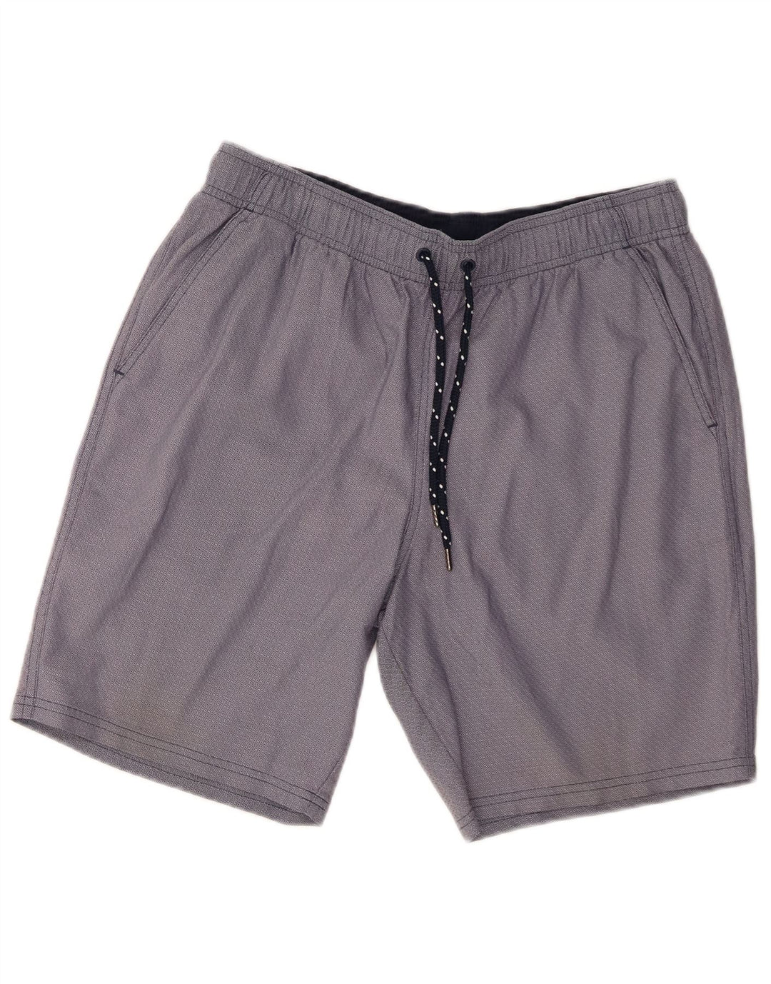 Marks & Spencer Sportsshorts til mænd Medium marineblå geometrisk bomuld