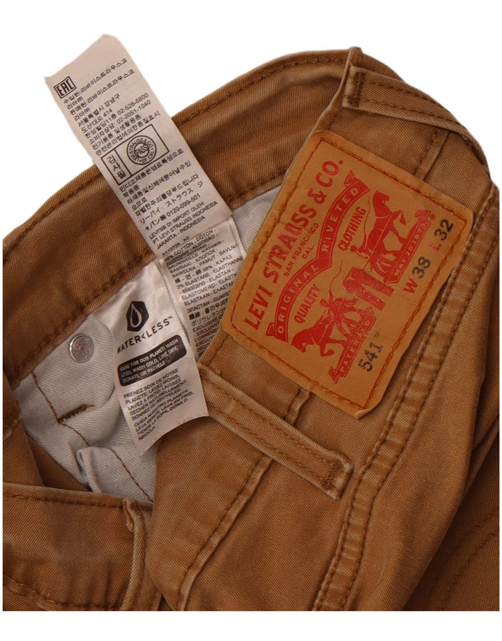 Levi's Herre 541 Straight Casual Bukser W38 L32 Beige Bomuld