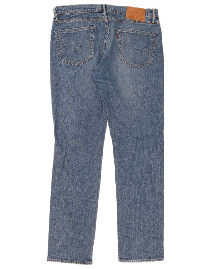 Levi's Herre 511 Slim Jeans W34 L32 Blå Bomuld