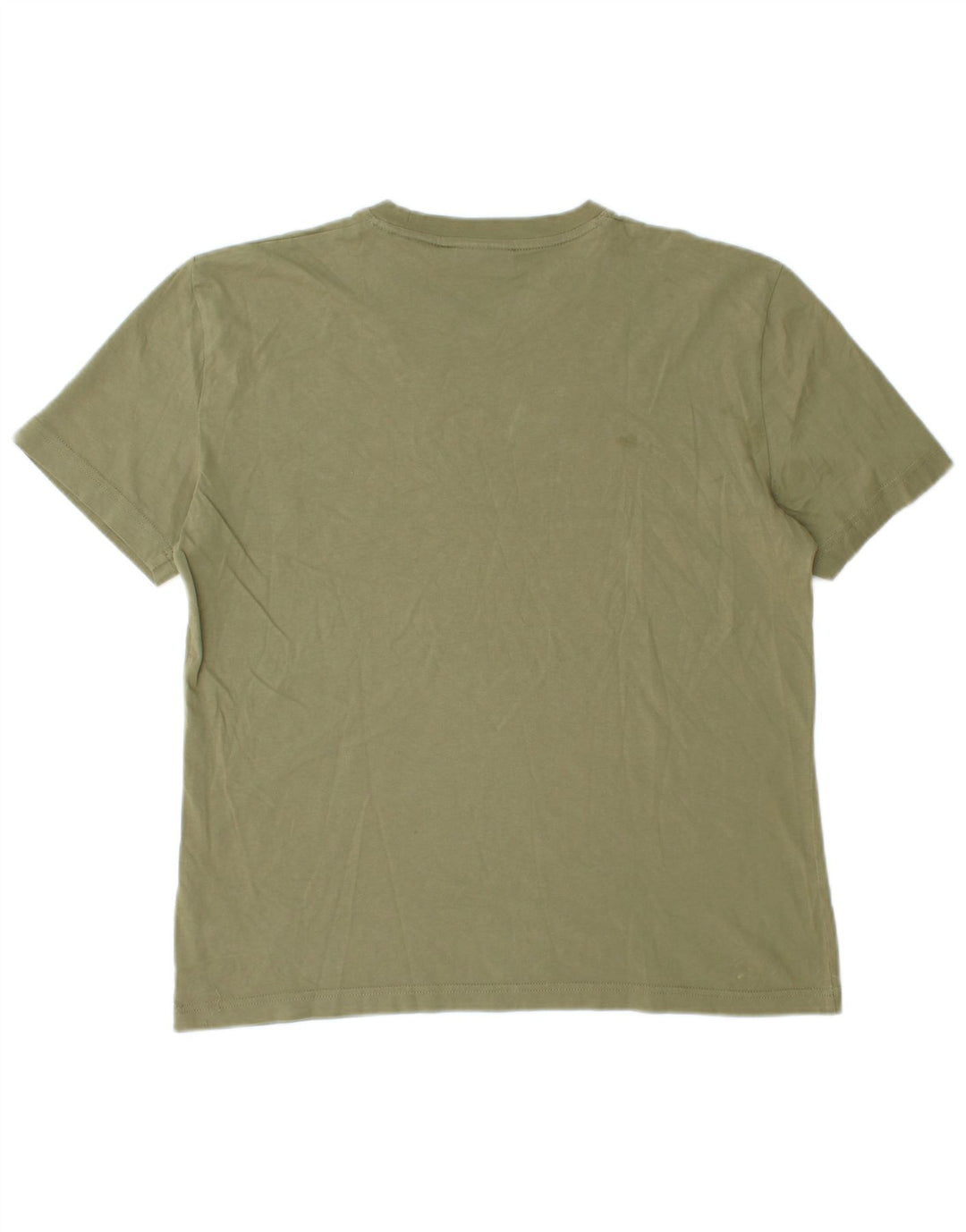 Calvin Klein Herre grafisk T-shirt Top Medium Khaki Bomuld