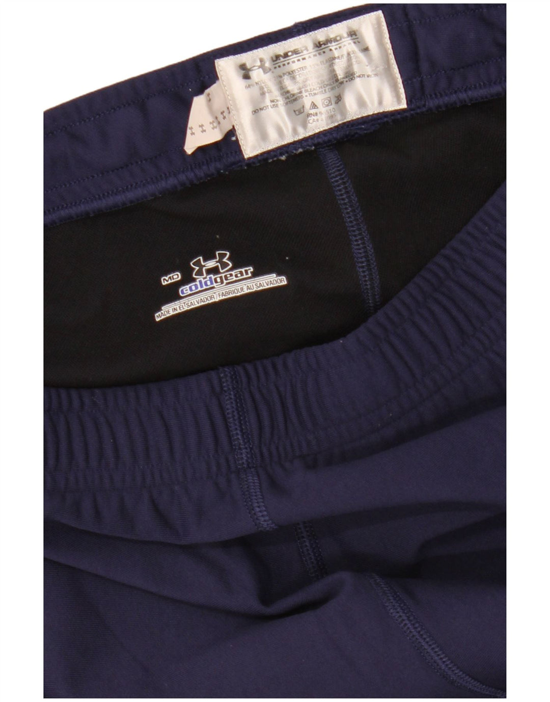 UNDER ARMOUR Dame Cold Gear Leggings UK 12 Medium Navy Blue