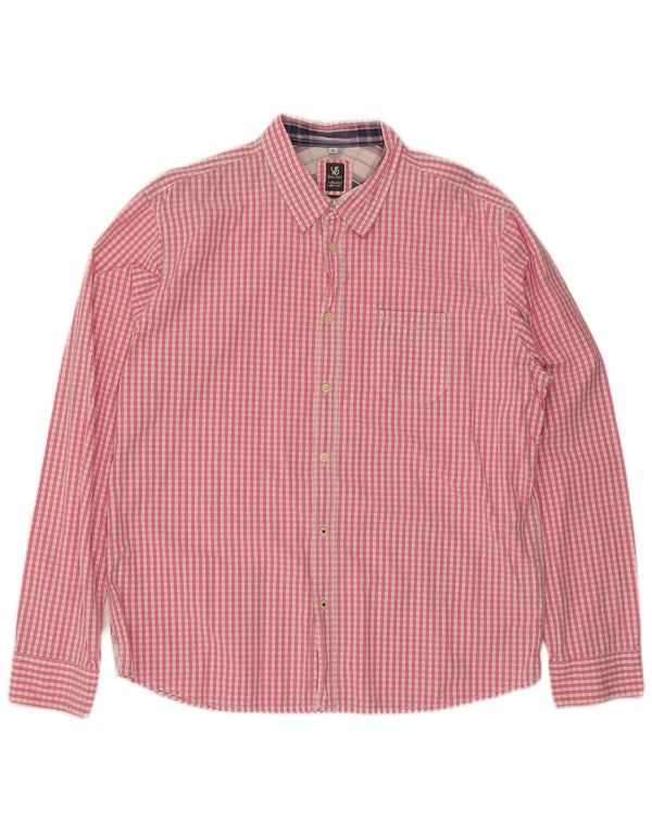 White Stuff Herre Classic Fit skjorte XL Pink ternet bomuld