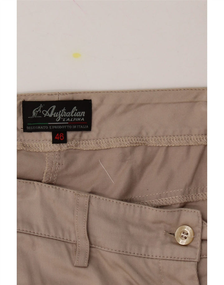 AUSTRALIAN L'ALPINA Womens Bermuda Shorts IT 46 Large W36 Beige Vintage AUSTRALIAN L'ALPINA and Second-Hand AUSTRALIAN L'ALPINA from Messina Hembry 